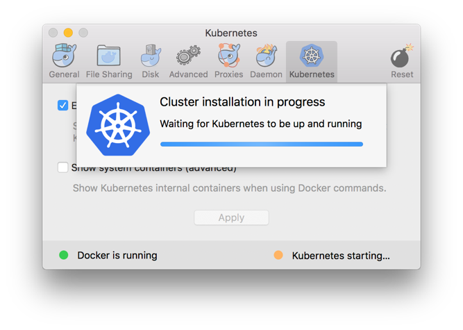 docker for mac error connecting to proxy